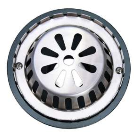 PHỄU THU NƯỚC SÂN VƯỜN THÂN GANG NẮP INOX 304