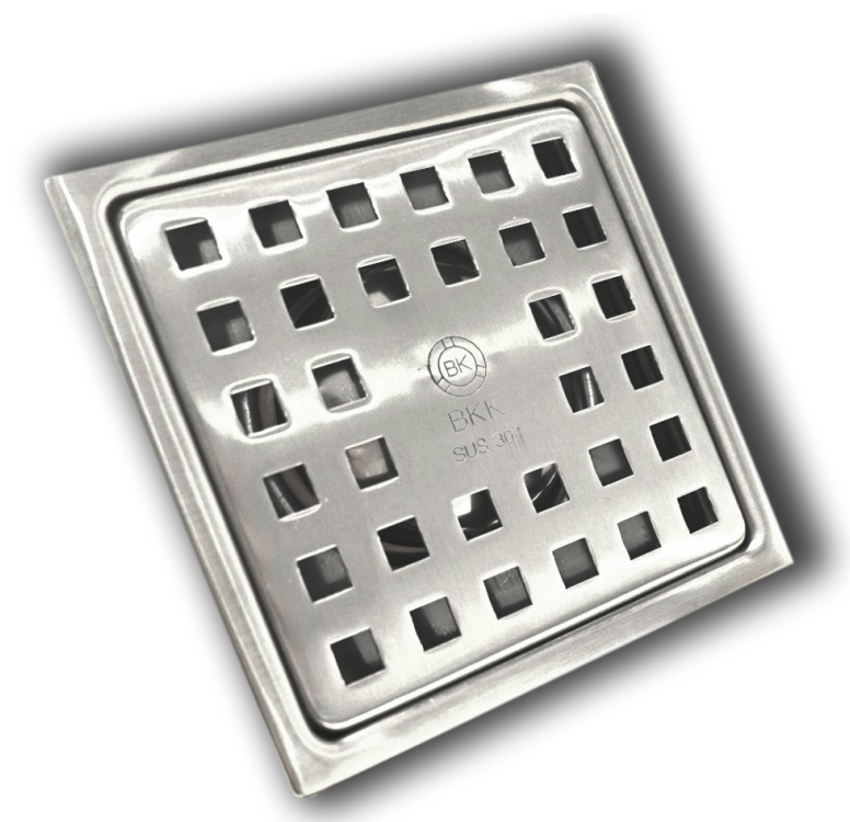 PHỄU THU SÀN INOX DẬP 304 NGĂN MÙI