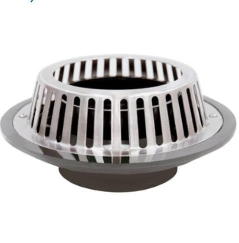 PHỄU THU NƯỚC BAN CÔNG THÂN GANG NẮP INOX 304